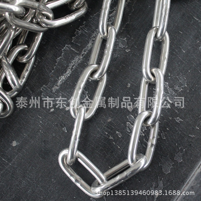 【自家工厂生产 1.5mm 2mm 3mm 4mm 5mm 6mm不锈钢链条】价格,厂家,图片,传动链,泰州市东创金属制品-